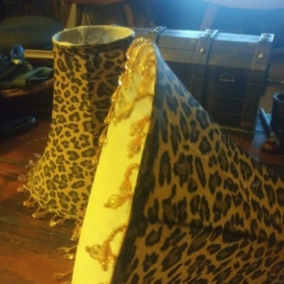 Vintage Leopard Lamp Shades - Picture 3 of 4
